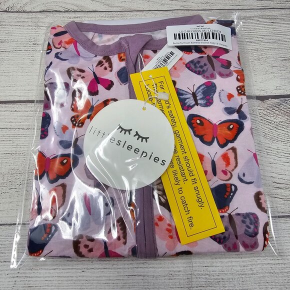 Little Sleepies Other - NIB Little Sleepies Butterfly Kisses Zippy Size 6-12 months